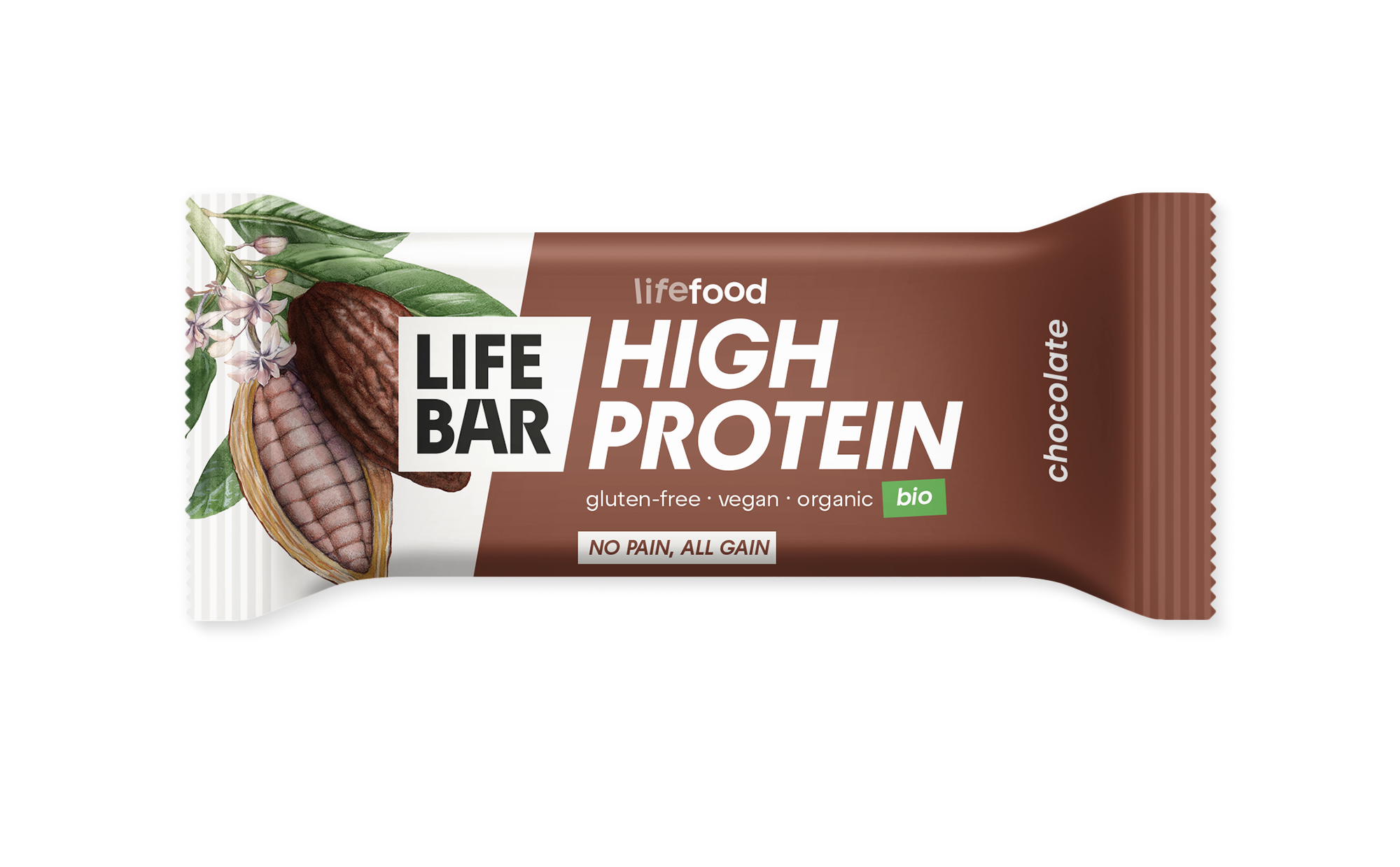 Lifefood Lifebar choco protein glutenvrij bio & raw 40g